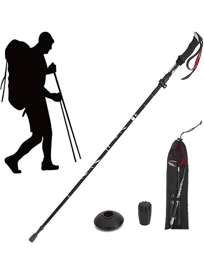 X spring Trekking Poles Collapsible Trekking Poles Trekking Poles For Hiking Hiking Sticks For Trekking Or Walking Lightweight Aluminum Sticks For Men Women Seniors Children And Camping Gear - Image 1