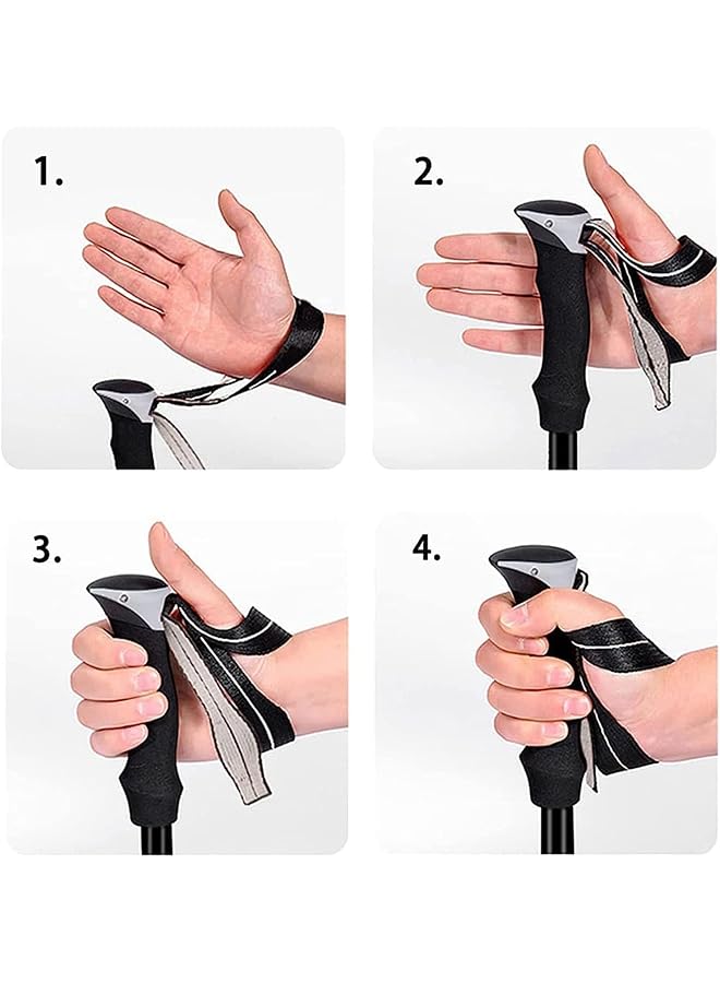 X spring Trekking Poles Collapsible Trekking Poles Trekking Poles For Hiking Hiking Sticks For Trekking Or Walking Lightweight Aluminum Sticks For Men Women Seniors Children And Camping Gear - Image 5