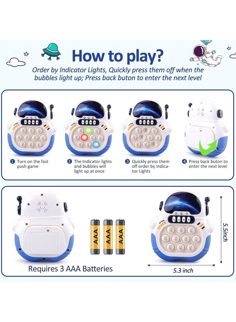 عام "محطة فقاعات اللعب السريع - ألعاب حسيّة بالضغط السريع، ألعاب الفقاعات المضيئة للأصابع للأولاد والبنات من 3-12 سنة" - Image 4