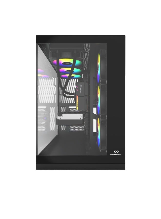 INFINIARC Cube Pro Gaming Desktop PC ( Intel Core Ultra 9 285K - NVIDIA RTX5080- Z890 - 32GB DDR5 -M.2 1TB-Water cooling -WINDOWS) Black black - Image 2