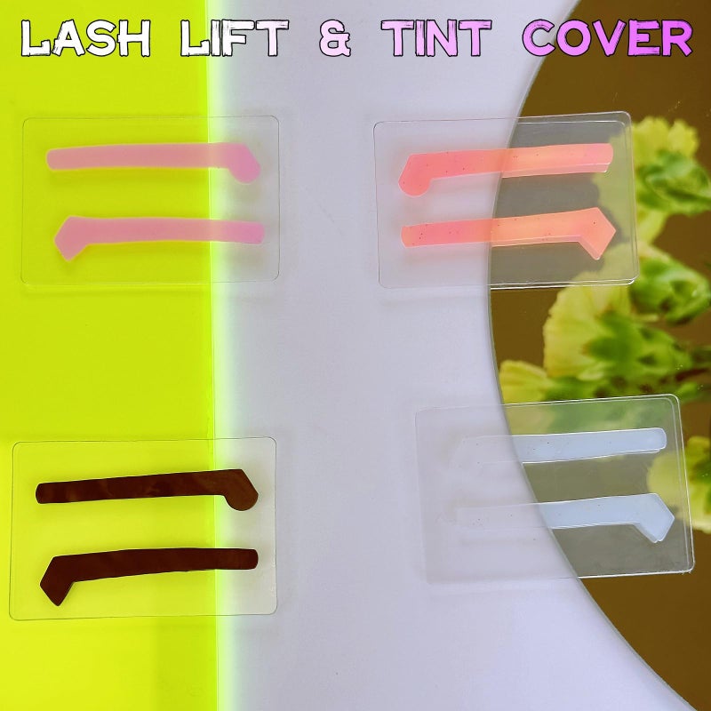 ICONSIAM Lash Lift Ribbon Cover Silicone Eyelash Lifting String Covers Perm Lotion Mia Lami Stripe Tape Self Sticky Soft Compensators(Lash Lift & Tint Tool) 4 Pair Ultra Soft Ribbons Press Lashes Firmly - Image 3