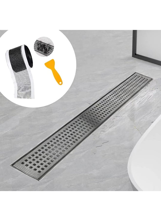 Generic Shower Drain Hair Catcher, Shower Drain Stickers, Hair Drainage, Floor Drain Filter, Disposable Shower Drain Stickers Anti Clog 1000Cm, Suitable For Bathroom  - Image 4