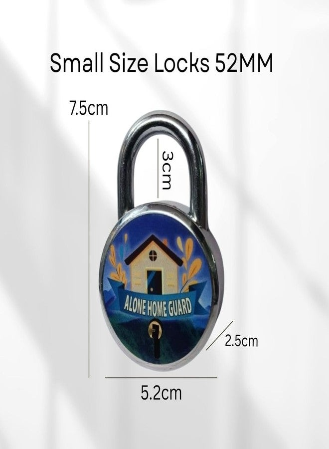 ONEPRO Home Guard 50mm 3 Padlocks with 6 Same Keys | Double Locking 7 Levers | Lock and Keys for Home Door Shutter Shop Main Gate Sutter, Laser Print Finish, Rust Proof (Pack of 3) - Image 2