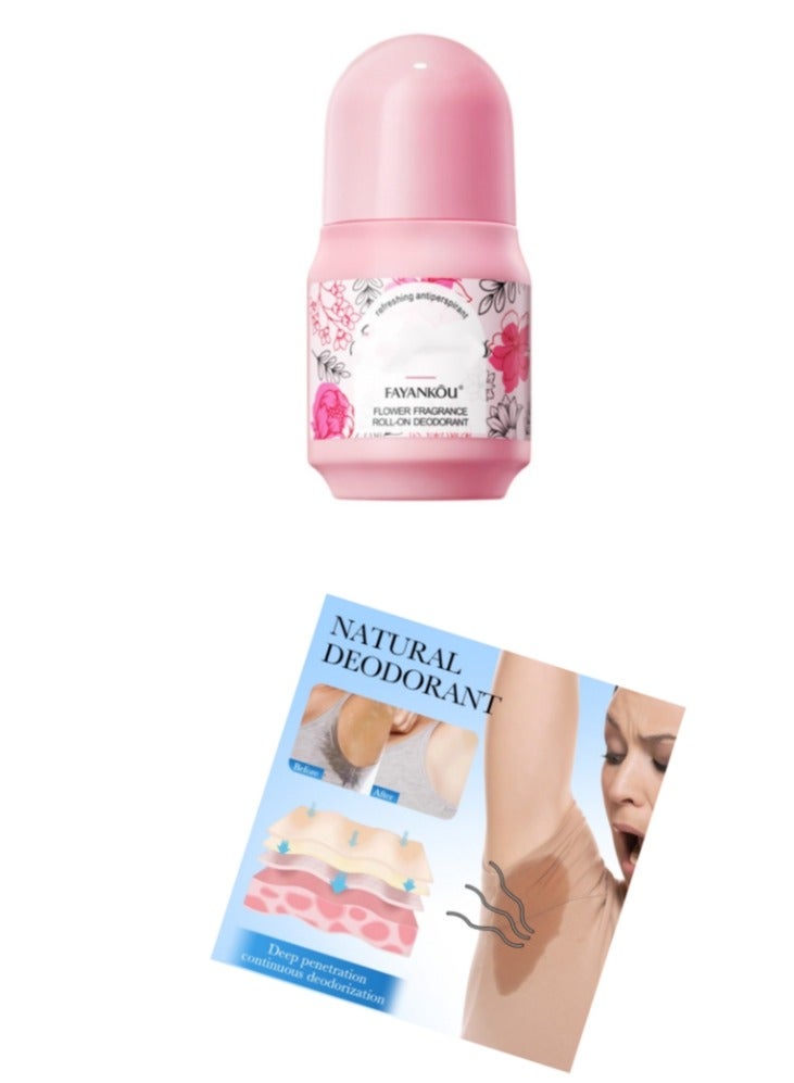 FAYANKOU 1 Pack Floral Aroma Deodroant with Beads 50g - Image 1