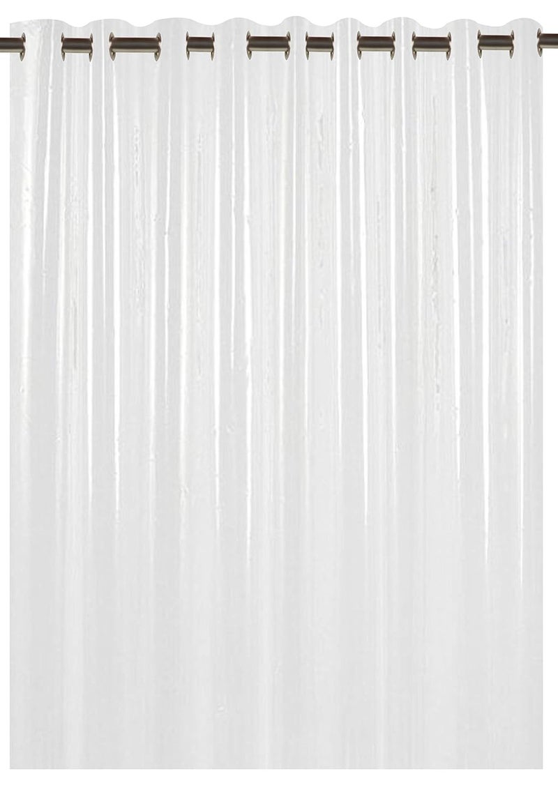 Kuber Industries Kuber Industries PVC AC Curtain Eyelet Rings Waterproof Material30 MM Thickness Mold Mildew FreeSize 9 FeetPak of 2 Transparent - Image 5