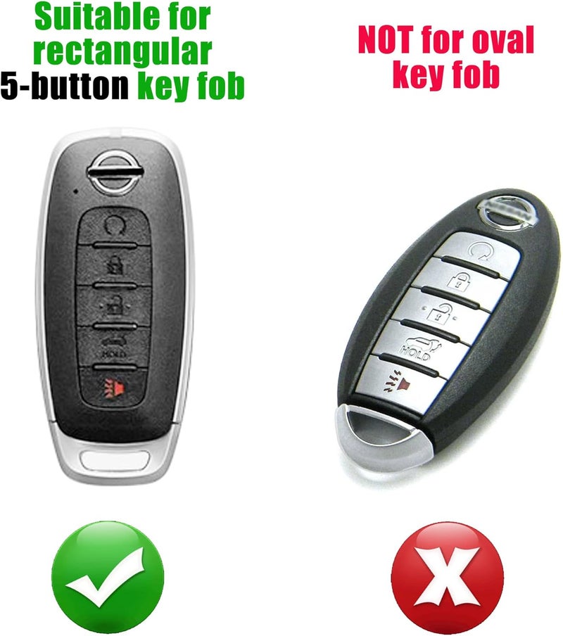TANDRIVE Key Fob Cover for Nissan Vehicles - 2-Pack - Image 2
