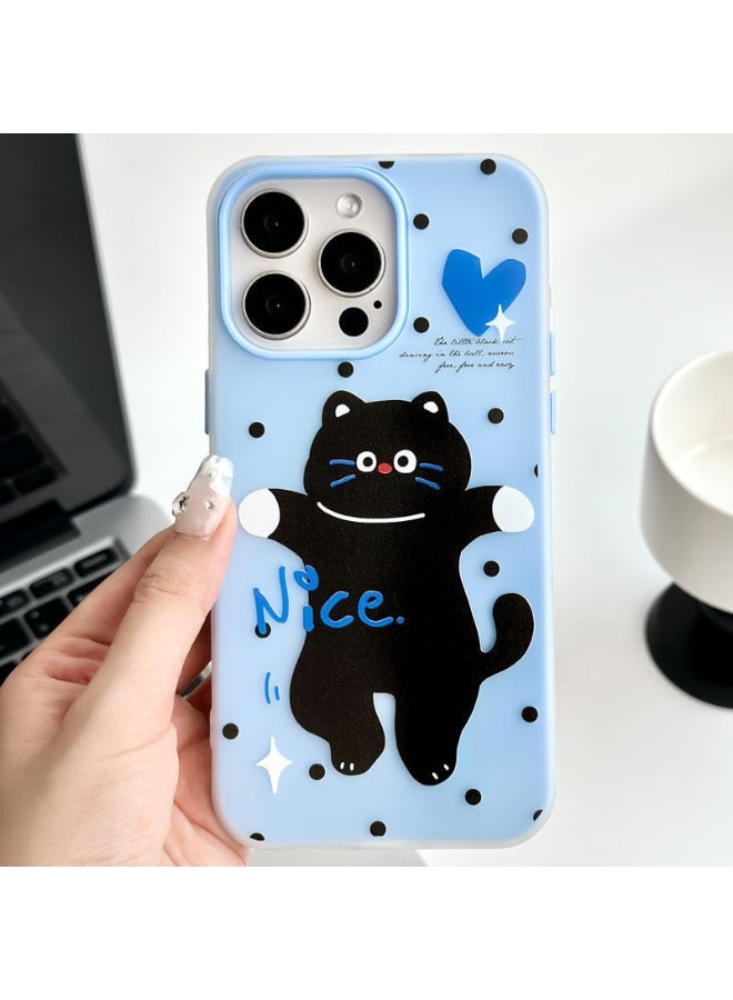 NIBEMINENT Black Cat Protective TPU Case Cover For iPhone 15 Pro Max - Image 1