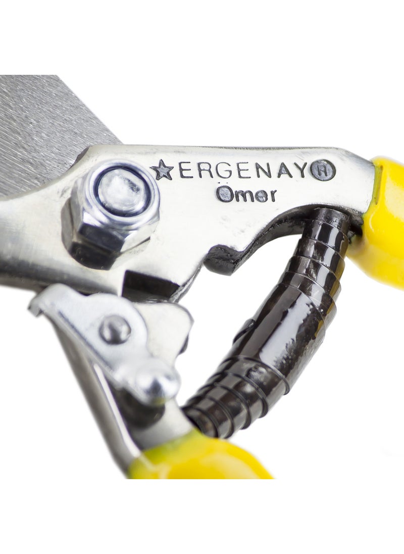 Ergenay Denizli Steel Pruning Shears Vineyard Garden Shears Large Size  - Image 3
