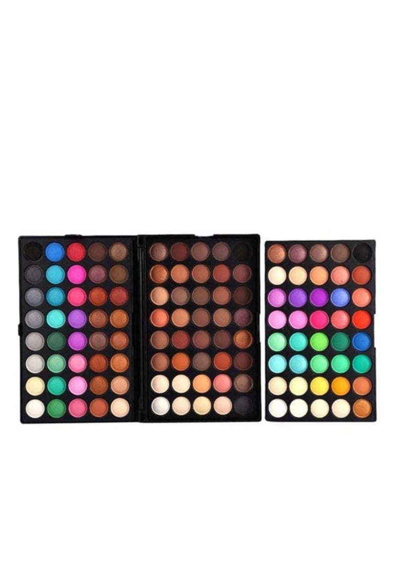 popfeel ORiTi  Cosmetic Matte and Pearlescent Eyeshadow Makeup Set (120 Colour, Rose)  - Image 3