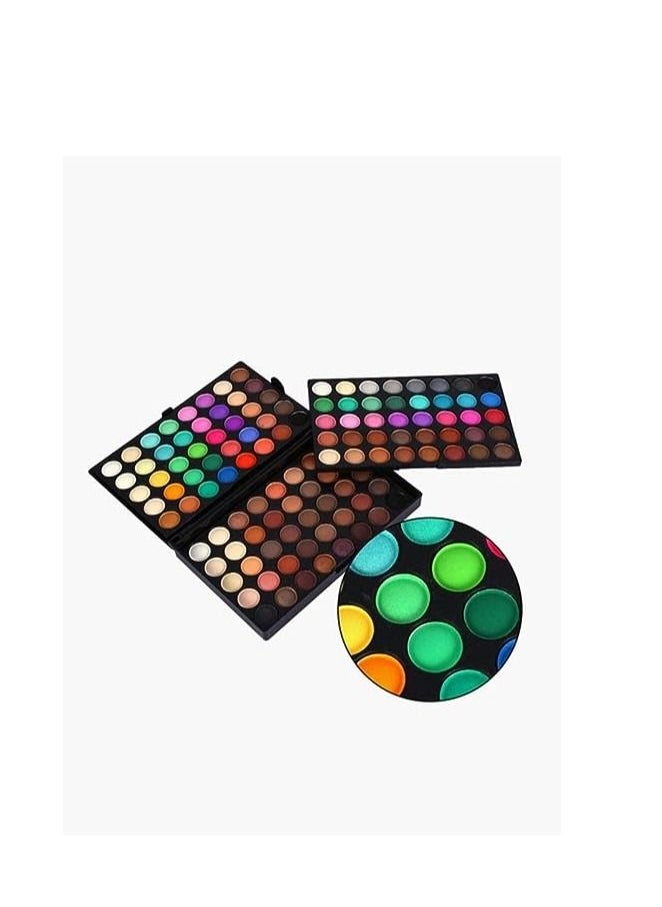 popfeel ORiTi  Cosmetic Matte and Pearlescent Eyeshadow Makeup Set (120 Colour, Rose)  - Image 4