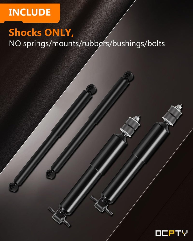 OCPTY 4x Front Rear Shocks Struts for Ram (RWD), OCPTY Shock Absorbers Fit 2009-2010 for Dodge Ram 1500 | 2019 2020 2021 for Ram for 1500 Classic | 2011-2018 for Ram for 1500 349110 911300 344385 37164 - Image 5