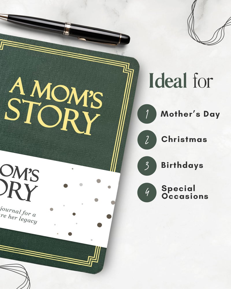Coco & Lan Mom's Life Story Journal (Hardcover): A Meaningful Keepsake for Mom to Share Her Journey and Memories, Book Includes 250+ Prompt Questions, Sentimental Gifts for Mother's Day, Birthday & Christmas - Image 5