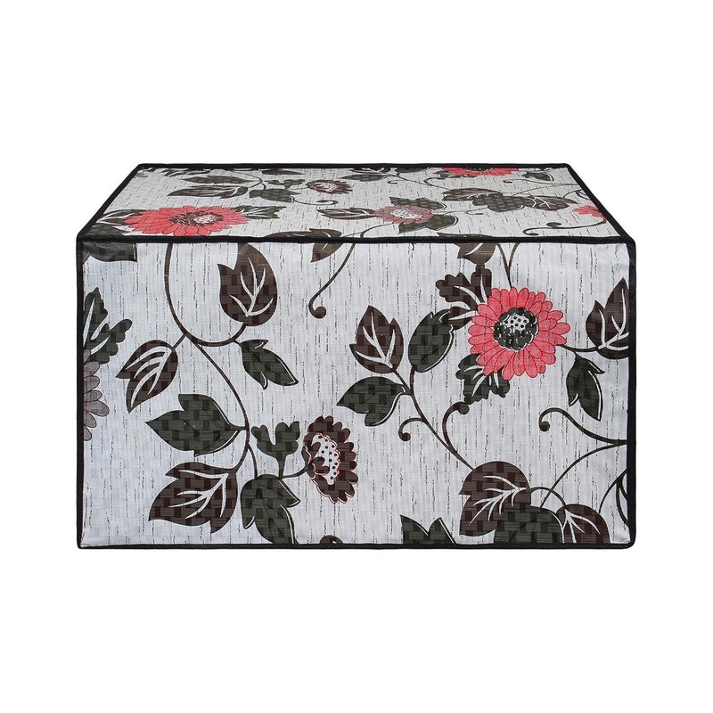 Glassiano Glassiano Floral and Multi Printed Microwave Oven Cover for LG 28 Litre Convection Microwave Oven MC2886BRUM Black - Image 5