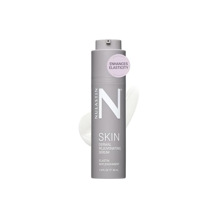 NULASTIN Dermal Rejuvenating Peptide Face Serum for Women with Elastin - Firming, Anti Aging, Barrier Repair, Plumping Hydrating Serum Sensitive & Mature Skin - Vegan, 1 Fl Oz