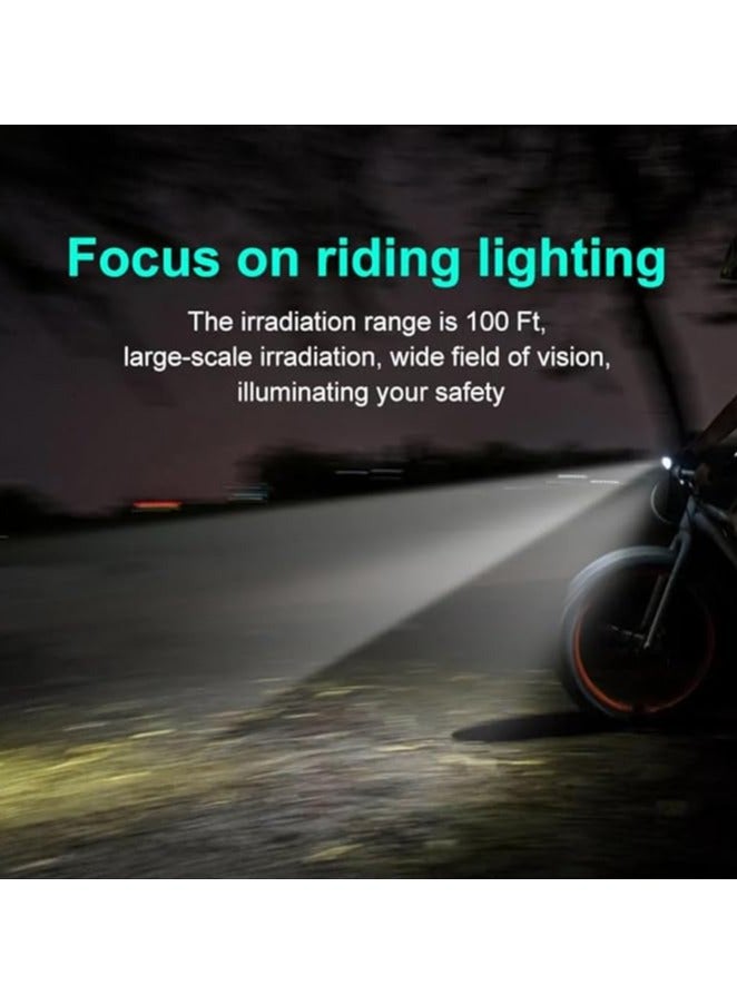 سيكليستا ضوء أمامي للدراجة قابل لإعادة الشحن عبر يو اس بي مع أصوات متعددة ازرق - Image 5