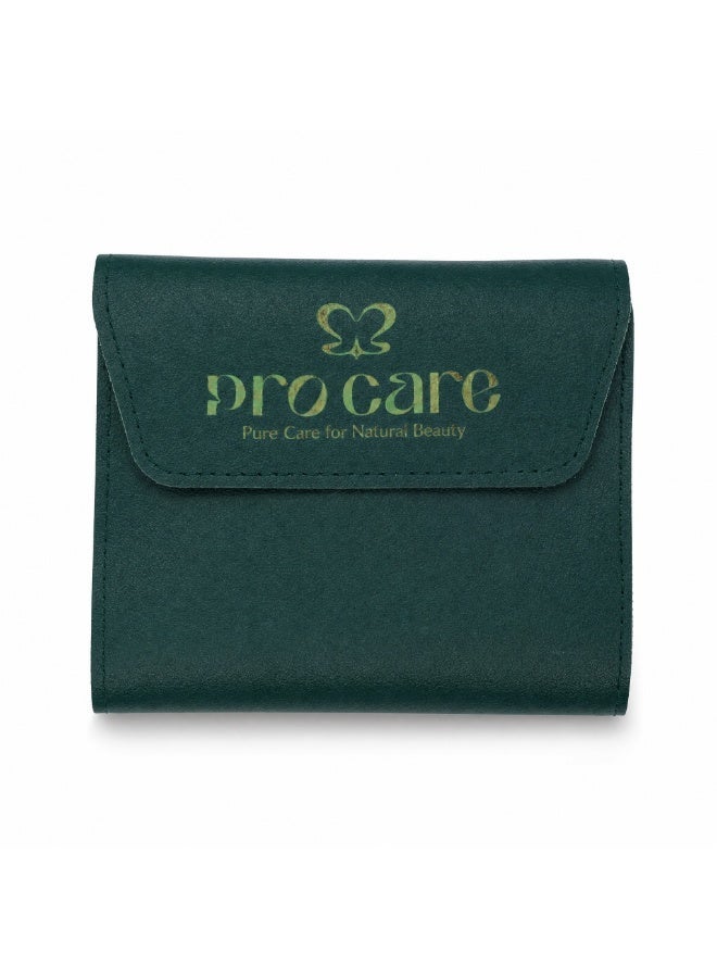 Procare Manicure Pedicure Nail Care Set with PU Leather Travel Case - Image 2