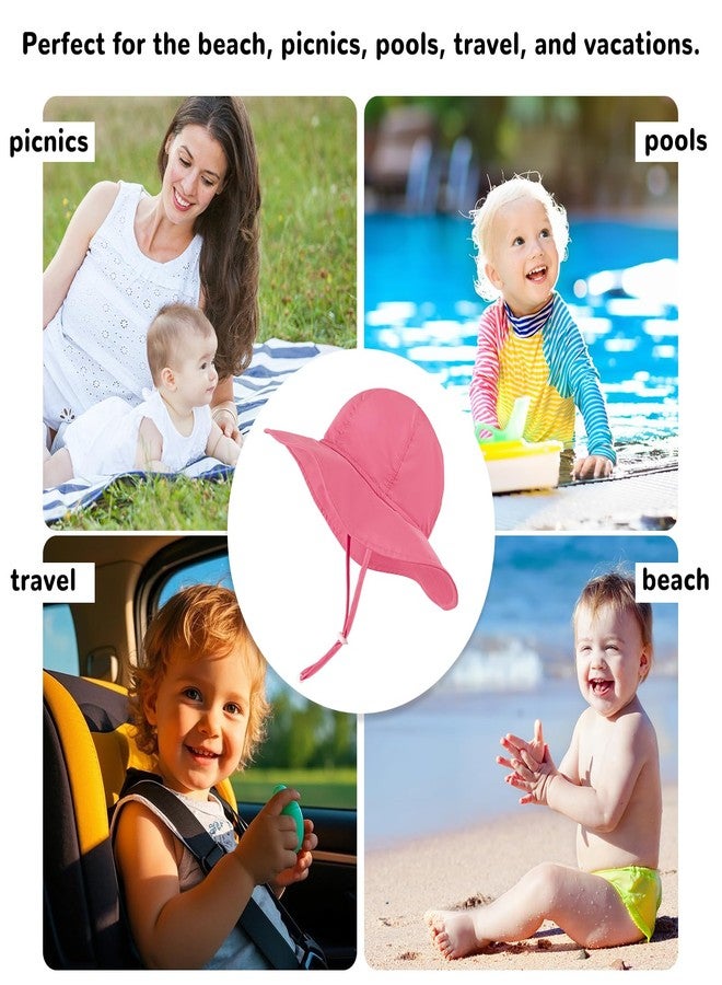 HECCEI Baby Sun Hat, Windproof, Sunscreen, Warm, UPF 50+ DryShade WhaleFold Outdoor Beach Hat for 0-24 Months Toddler Boys & Girls (US, Age, 24 Months, Ocean Blue) - Image 5