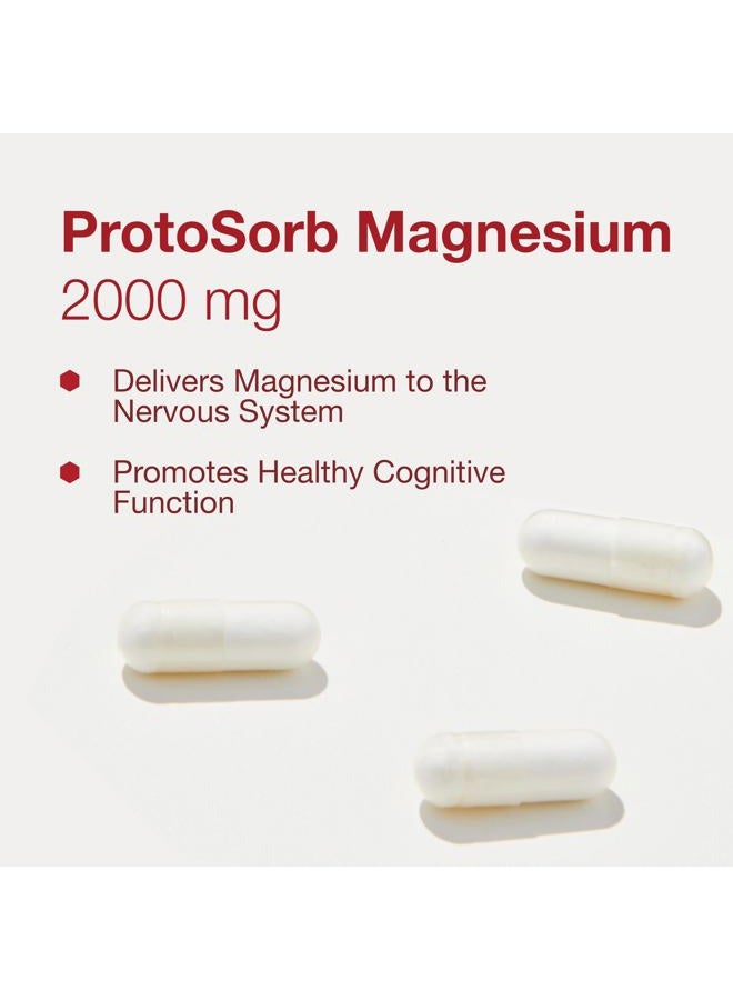 Protocol For Life Balance Magtein - 2,000mg Magnesium L-Threonate Magtein - Support Brain Focus & Memory Health - Kosher & Non-GMO - 90 Veg Capsules - Image 4