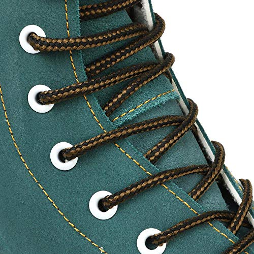 XUDREZ Cowhide Roller Skates for Women and Men High-Top Shoes Double-Row Design,Adjustable Classic Premium Roller Skates (Blue Flash Wheel,5) - Image 3