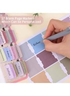 EOOUT Bible Tabs, 90 Tabs, Morandi Laminated Bible Tabs For Women And Men, Bible Book Tabs, Testament Bible Index Labels, Morandi Aesthetic Bible Journaling Study Supplies Accessories  - Image 5