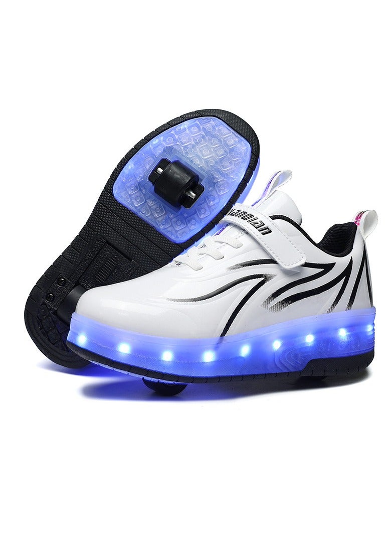 KUYING New LED Charging Skate Shoe