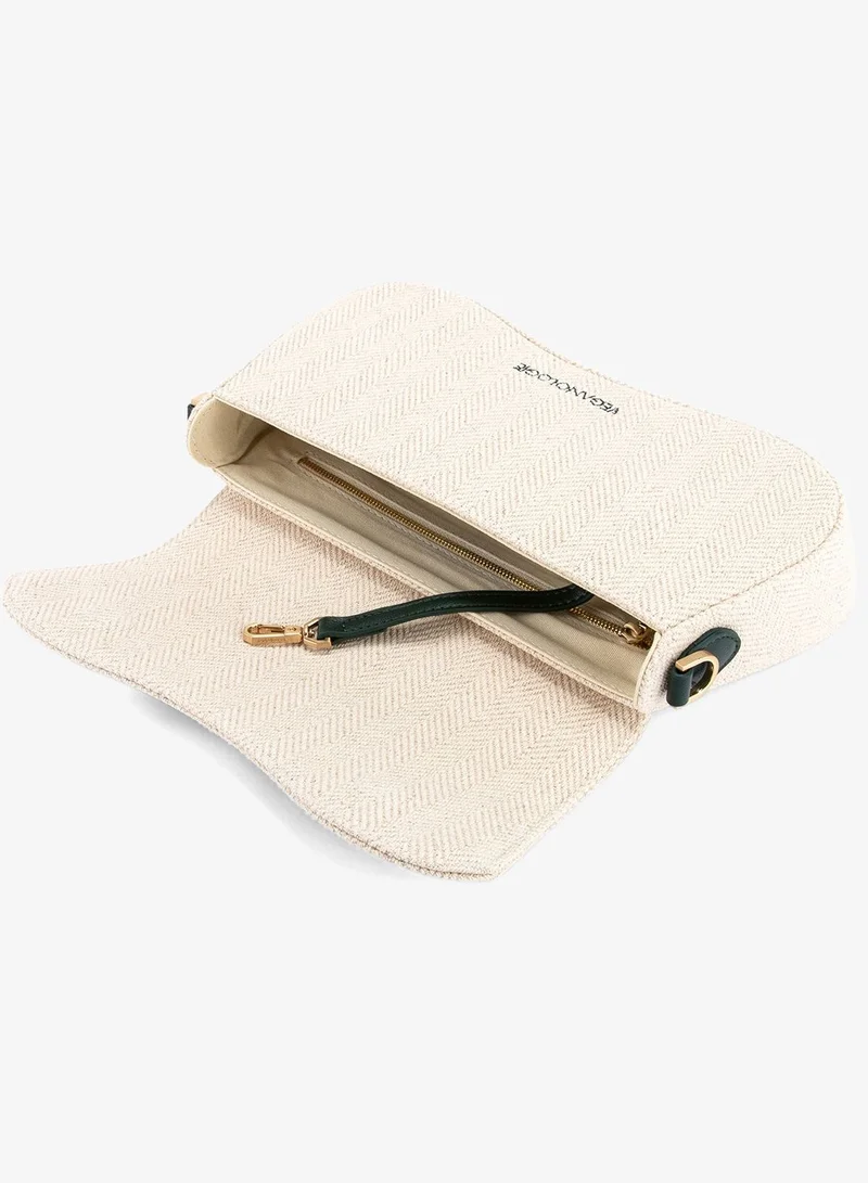 Veganologie  Marra Shoulder Bag in Green Made from 0.5 Bamboo Stems for Women | Best Price UAE