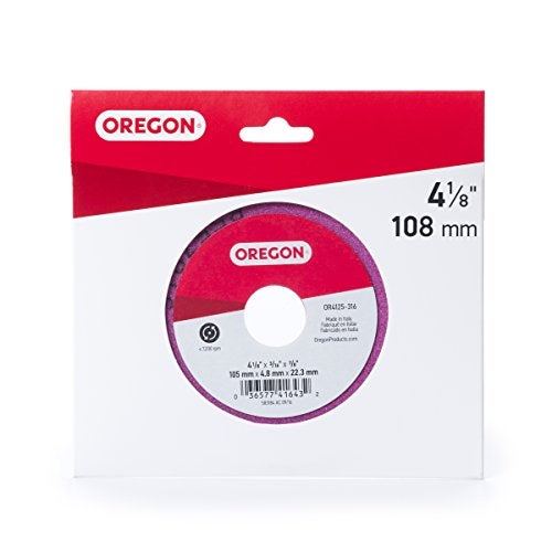 Oregon Chain Sharpener Grinding Wheel - 3/16in. Thickness, for .325in.-Pitch (20, 21, 22, 95 Series Chains only), 3/8in.-Pitch (All Except 90, 91 Series Chains) and .404in.-Pitch Chain - Image 1