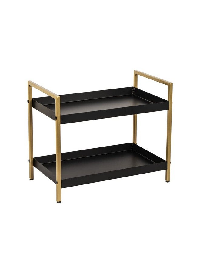 DECOWORLD Metal || 2 Tier Multipurpose Countertop Organizer Rack || Multishelf Storage Stand For Kitchen, Bathroom Or Dressing Table|| Spice Rack,Cosmetics Organizer Or Bathroom Organizer - Image 1
