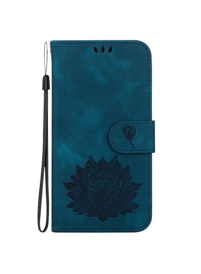 S-TOP Case For iPhone 8 Plus / 7 Plus Lotus Embossed Leather Phone Case - Image 2