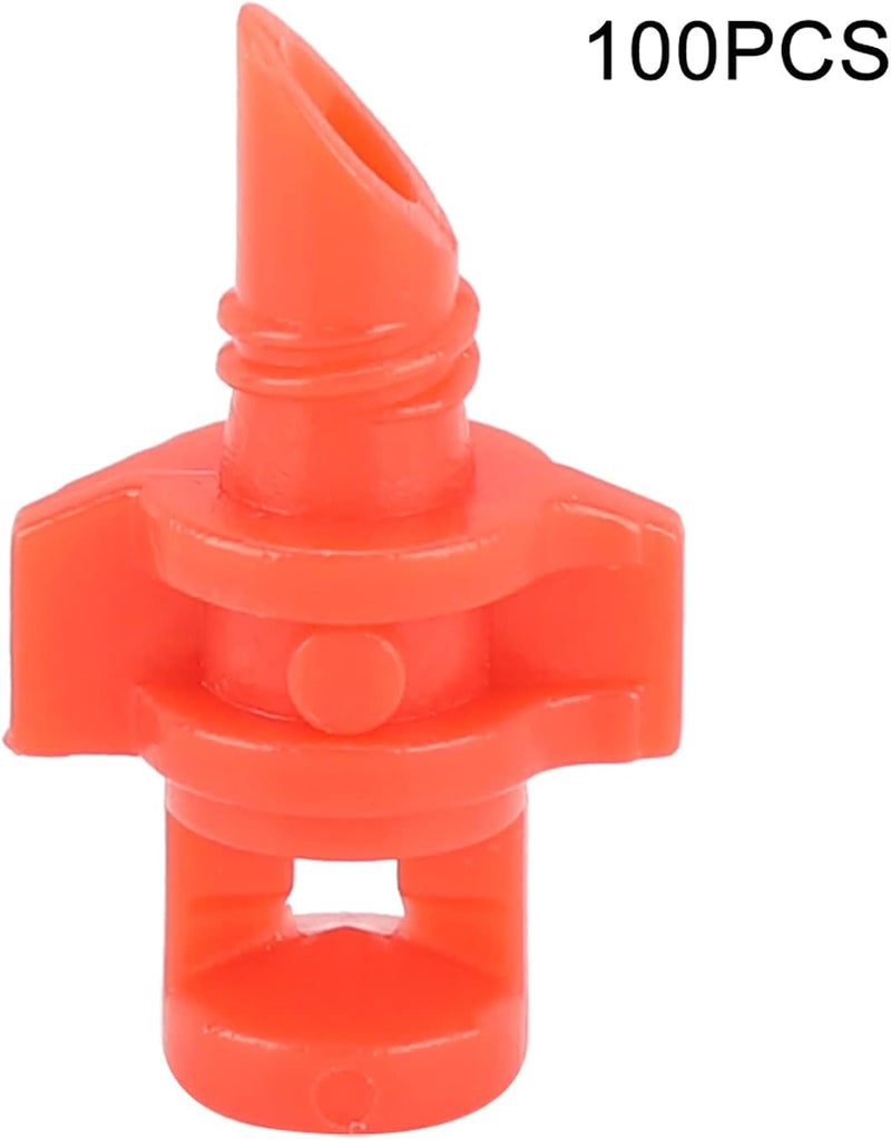 Zerodis 100Pcs 360° Water Sprayer Misting Nozzle, Refraction Atomize Sprinkler Valve - Image 4