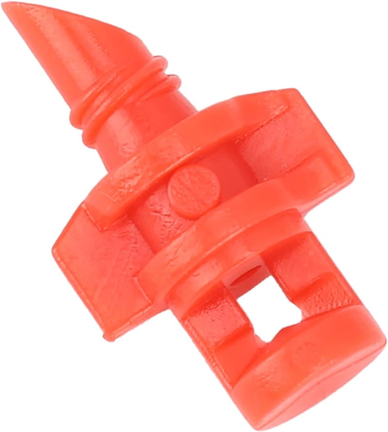 Zerodis 100Pcs 360° Water Sprayer Misting Nozzle, Refraction Atomize Sprinkler Valve - Image 1