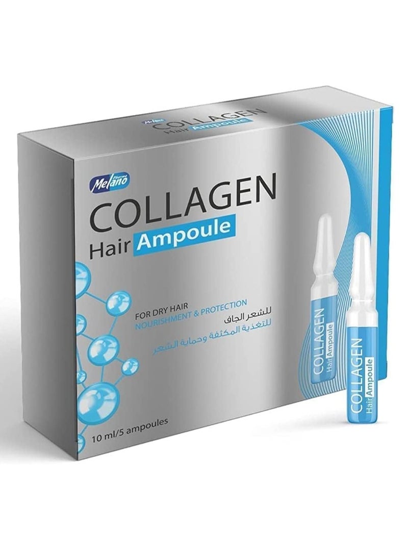 Melano Pharma Collagen Hair Ampoule For Dry Hair 5 Ampoule X10 ml