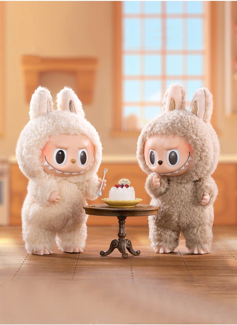 LABUBU LABUBU I Generation Of The Motherland Version Of The Macaron Bubble Series Blind Box Vinyl Doll Plush Doll Gift - Toffee Candy 1pcs