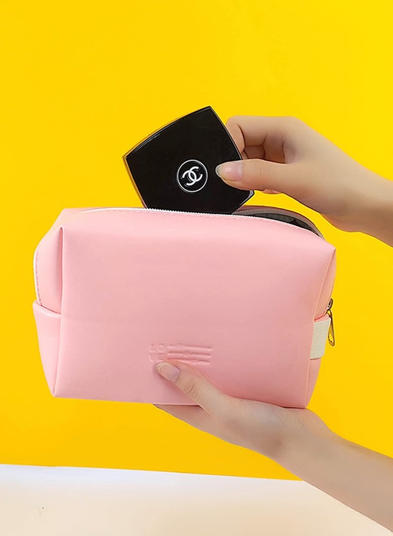 Travel Cosmetic Bag for Women Small Makeup Organizer with Zipper Pouch Perfect for On the Go Use - Image 3