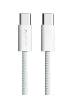 ALFY & CO Apple USB C Cable 1M, Braided 100W Power Delivery PD Fast charge Cable USB C to USB C for iPhone 15 Pro/15 Pro Max/15/15 Plus, iPad mini 6, MacBook Pro/Air, iPad Pro, Samsung S23+, Huawei P60  - Image 1