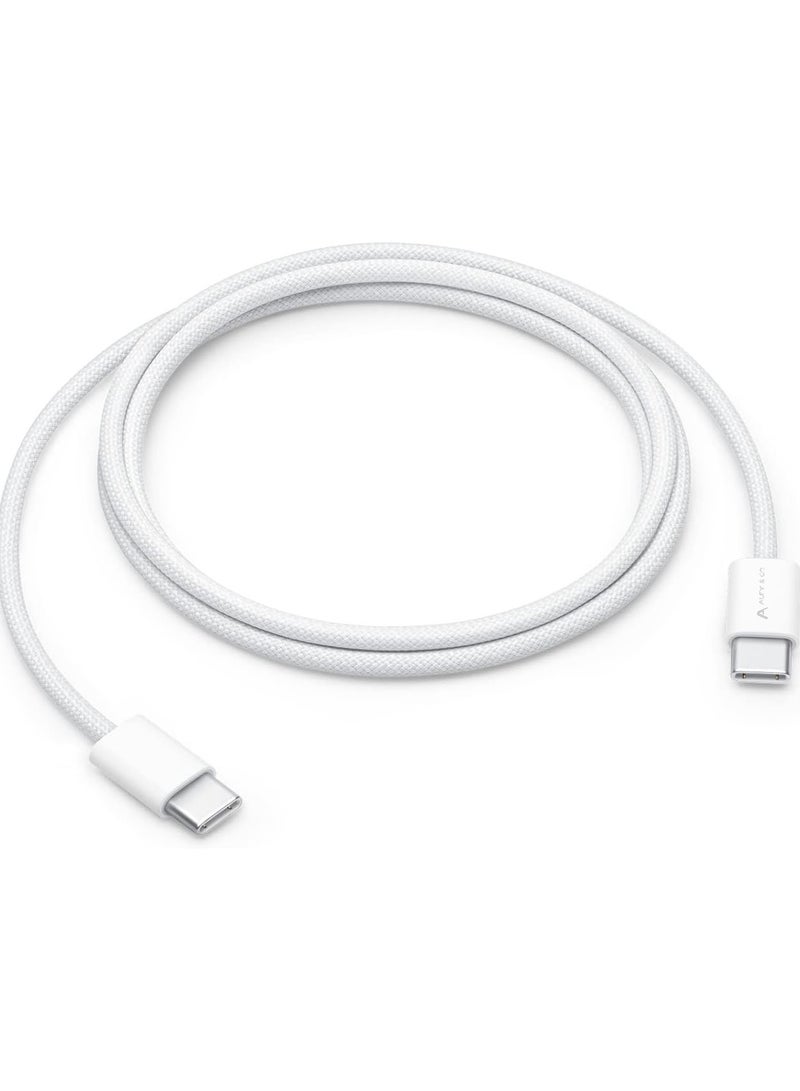 ALFY & CO Apple USB C Cable 1M, Braided 100W Power Delivery PD Fast charge Cable USB C to USB C for iPhone 15 Pro/15 Pro Max/15/15 Plus, iPad mini 6, MacBook Pro/Air, iPad Pro, Samsung S23+, Huawei P60 - Image 5