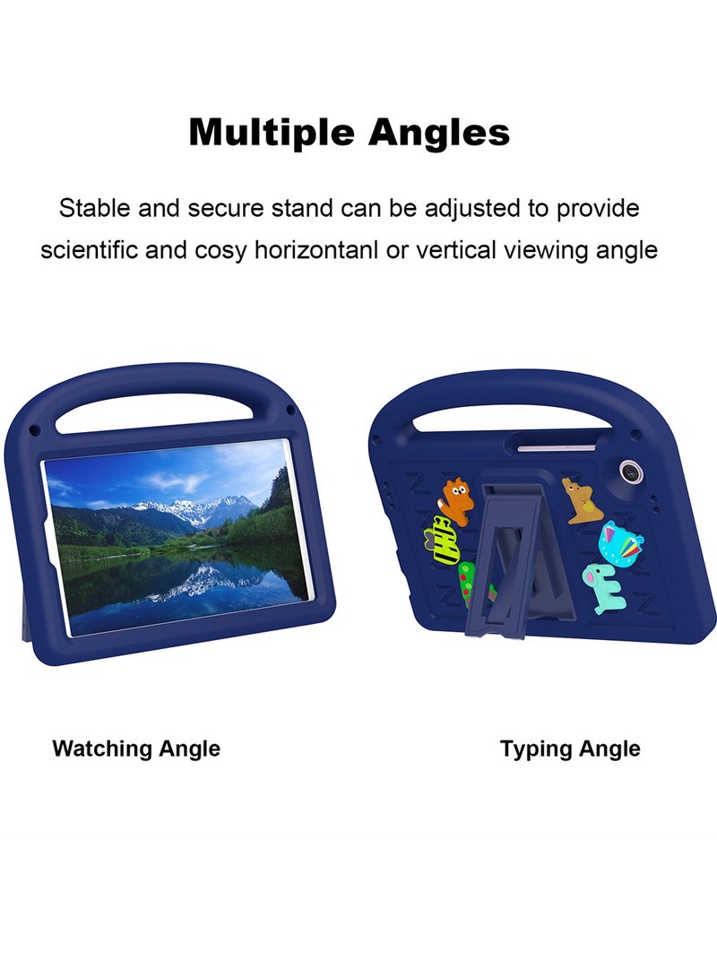 جراب حماية للأطفال مقاوم للصدمات مع حزام كتف وحامل، متوافق مع سامسونج تاب A11 (2025) وجالاكسي تاب A9 (8.7 بوصة) (SM-X115N) (2023). - Image 3