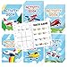 JAPBOR Airplane Party Coloring Books 24PCS Mini Airplanes Theme Activity Color Book Bulk for Kid Party Favors Cartoon Plane Small Colouring Pages for Birthday Gifts Class Drawing Painting Game - Image 3