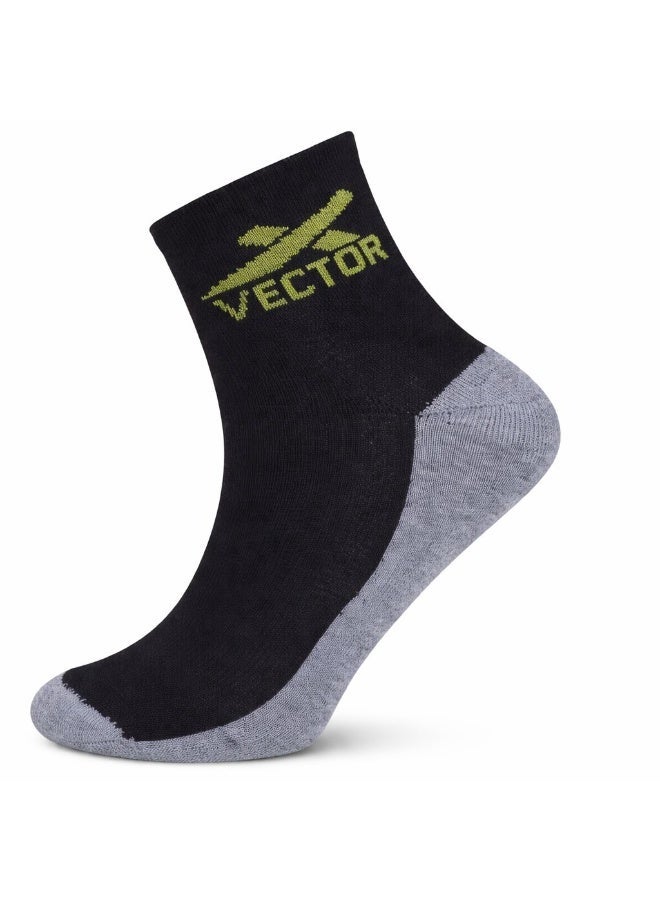Vector X Cader Football Stockings for Men & Women, Football Socks - Black