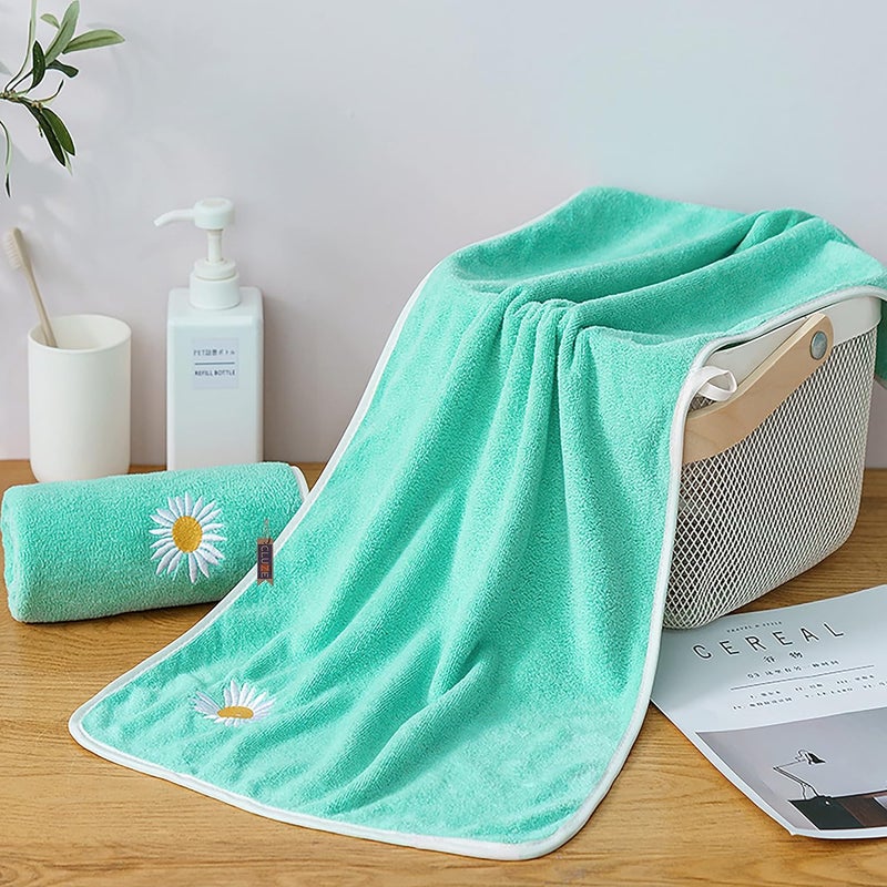 CLUZE Microfiber Face Towel Set Super Soft Quick Drying Workout Sweat Towels Hanging and Absorbent Hand Towel for Gym Bathroom 40x60 cmPack of 4 - Image 1