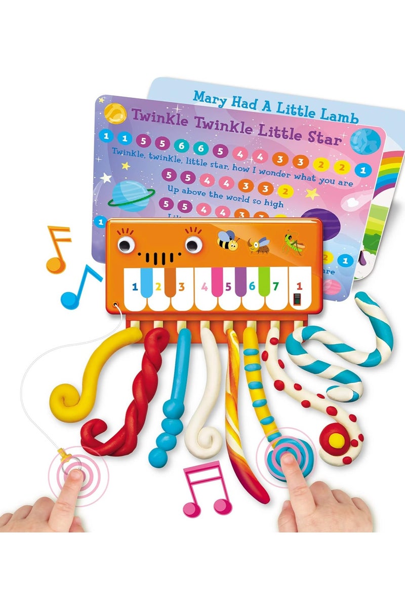 4M Dough Circuit Piano, DIY Stem Educational Music Toy for Kids - Image 2