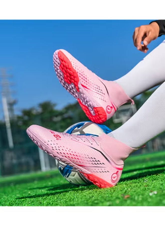 SKT Shiketro Men's and Women's Soccer Shoes, Low Top Artificial Turf Training Shoes - Image 3