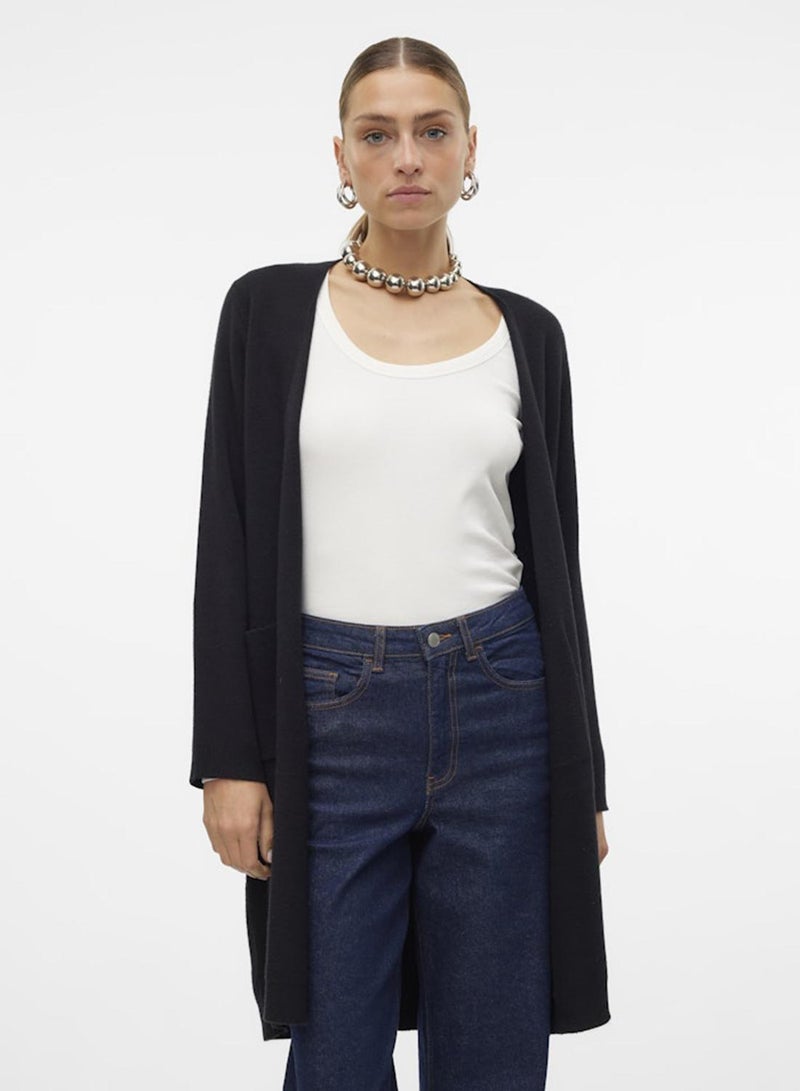 VERO MODA Knit Cardigan with Pockets - Image 1