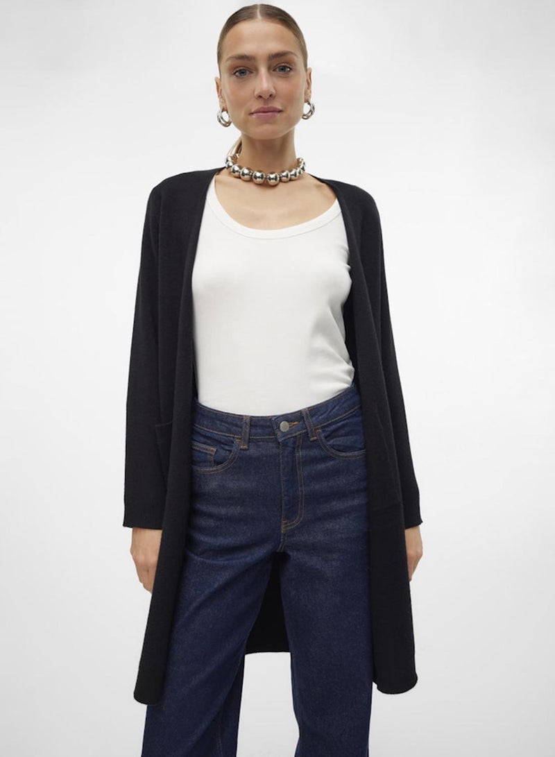 VERO MODA Knit Cardigan with Pockets - Image 3