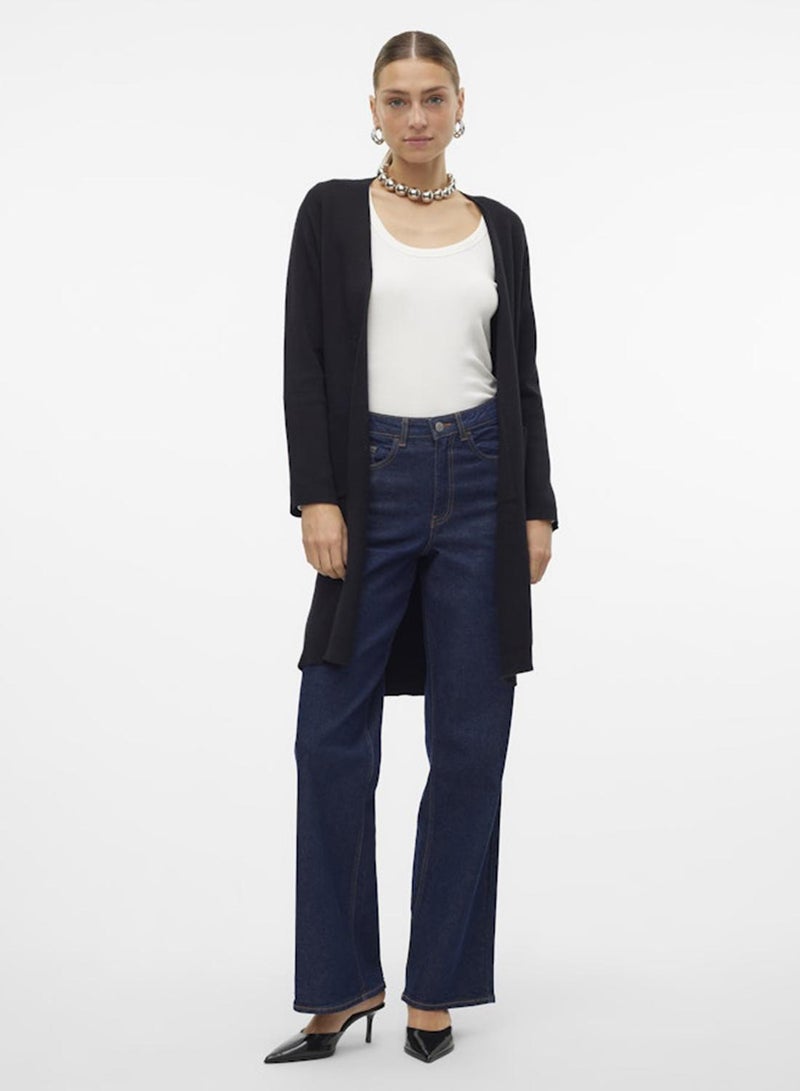 VERO MODA Knit Cardigan with Pockets - Image 4