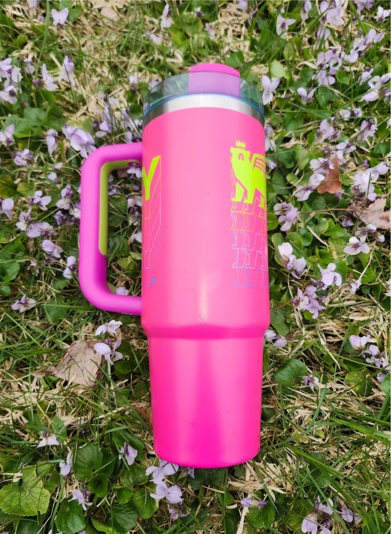 Stanley Reverb 40oz Ultra-Resilient Hot Magenta Stainless Steel Insulated Tumbler – Oversized Travel Mug with Advanced Double-Wall Vacuum Seal for Maximum Temperature Retention – Flip-Top Leakproof Lid & Eco-Friendly Reusable Straw – Hot & Cold Drink Thermal Cup for Gym, Office, Commute, Travel & Outdoor Use - Image 4