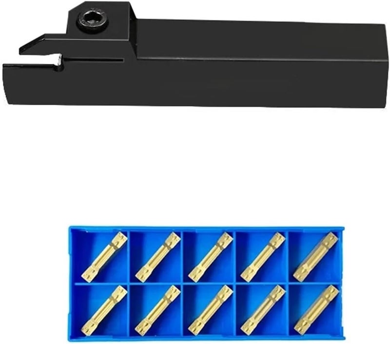 MGEHR1010 Grooving Tool Handle Carbide Grooving Inserts 2MM Size Mgehr And Insert - Image 1