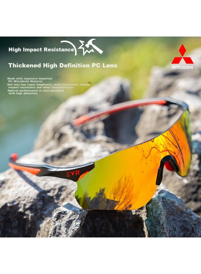 Evr Cycling Gl With Transparent Smart Photochromic Lenses + Black And White Temple Arms - Image 2