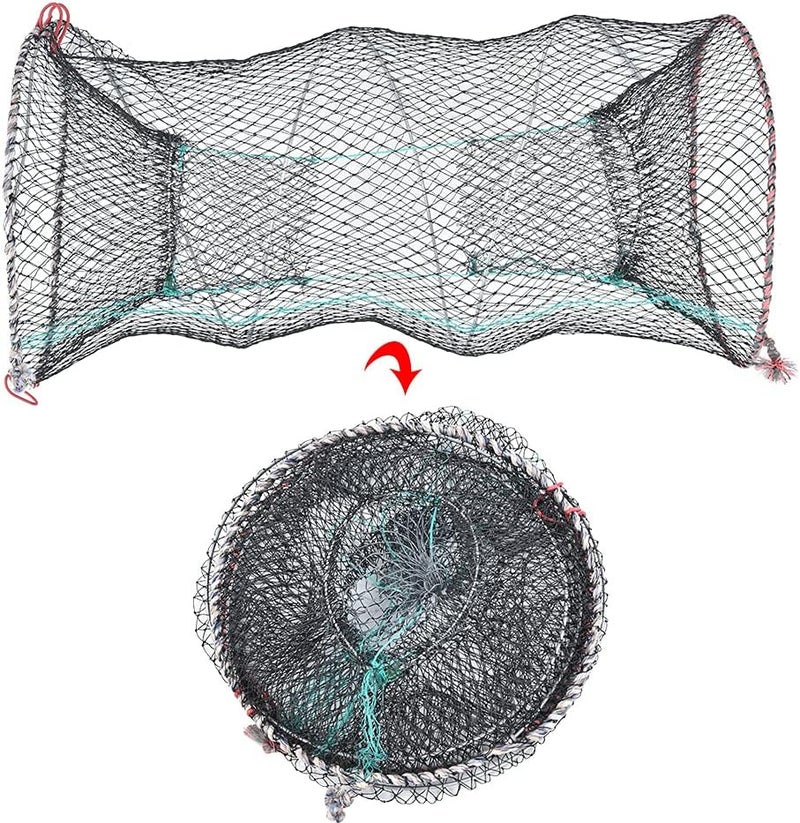 FASJ Fishing Bait Trap - Portable Folded Cast Net for Crayfish, Crab, and Lobster - Image 3