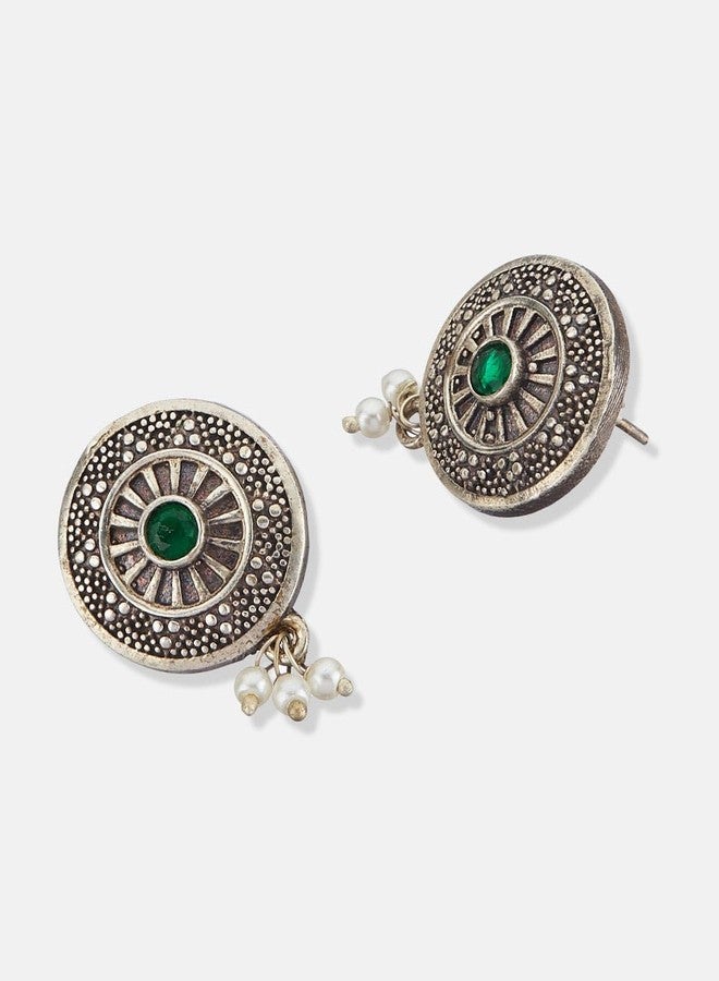Fabindia Brass Stud Earrings - Image 4
